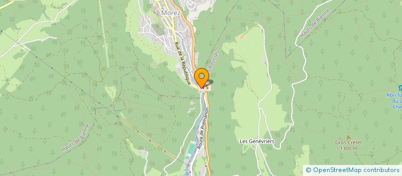 localisation de l'entreprise SCI BRECAT  HAUTS DE BIENNE