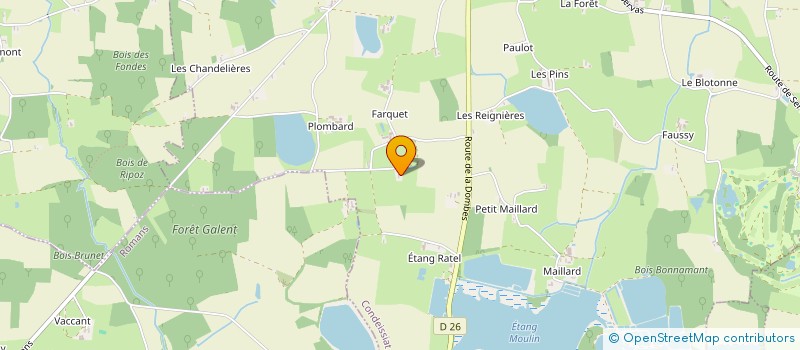 localisation de l'entreprise SCI BRECENF  SANDRANS