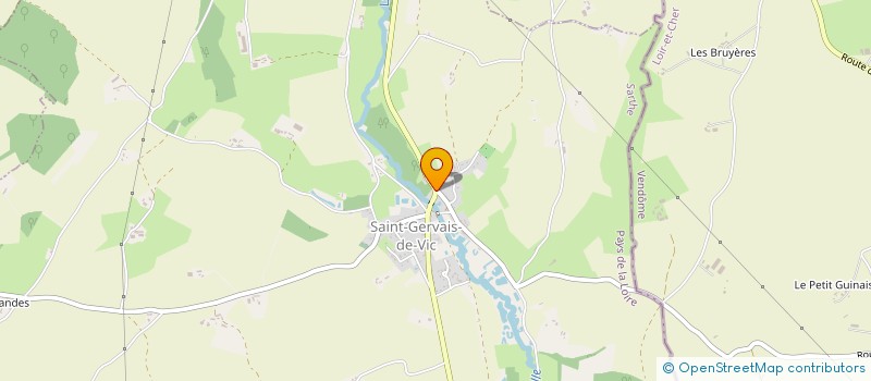 localisation de l'entreprise SCI BRECHA  SAINT-GERVAIS-DE-VIC