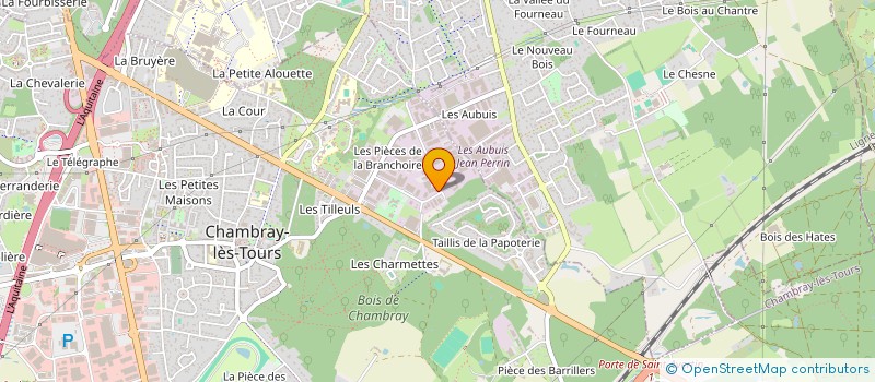 localisation de l'entreprise SCI BRECHANT  CHAMBRAY-LES-TOURS