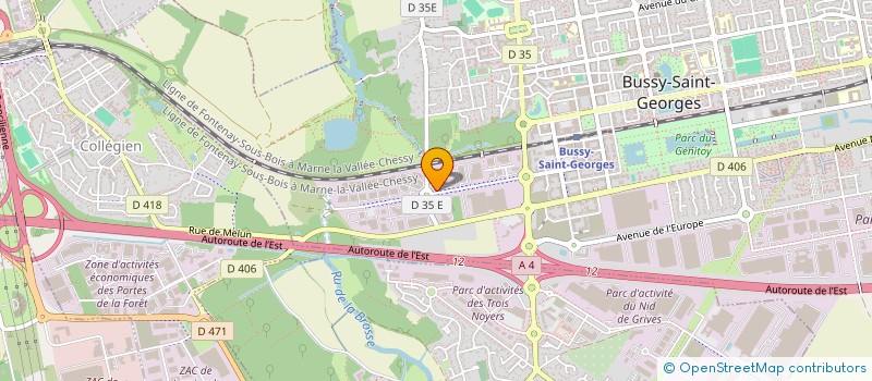 localisation de l'entreprise SCI BRECHE AUX LOUPS MC  PARIS