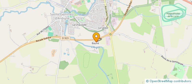 localisation de l'entreprise SCI BRECHETEAU à SEGRE-EN-ANJOU BLEU