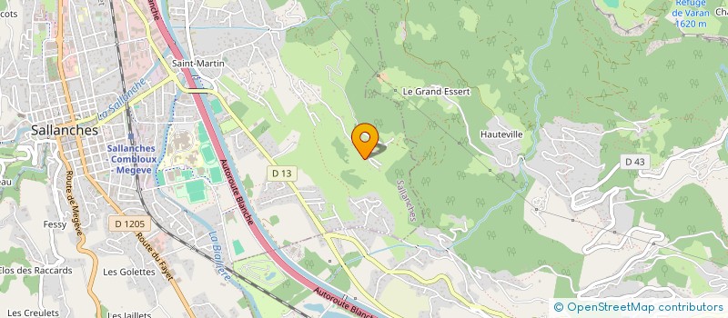 localisation de l'entreprise SCI BRECHIGNAC LE CRET à SALLANCHES