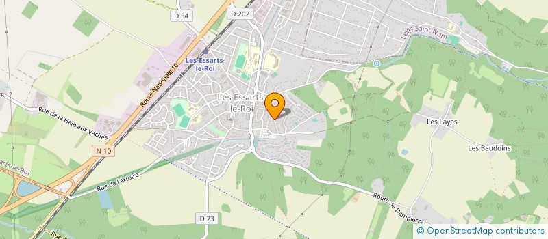 localisation de l'entreprise SCI BRECOR  LES ESSARTS-LE-ROI