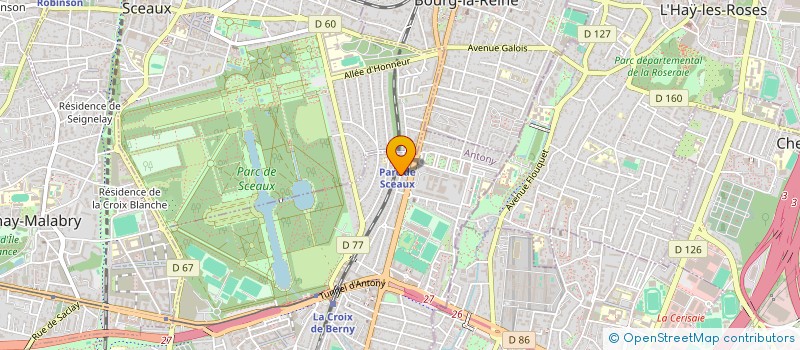 localisation de l'entreprise SCI BREDIS à ANTONY
