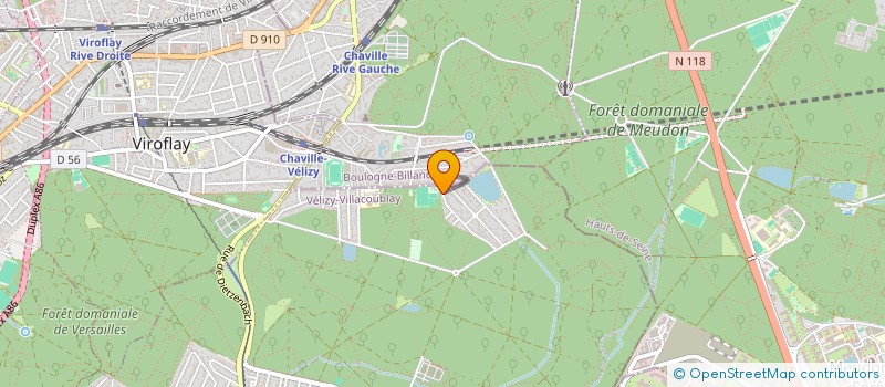 localisation de l'entreprise SCI BREDON-TURC  VELIZY-VILLACOUBLAY