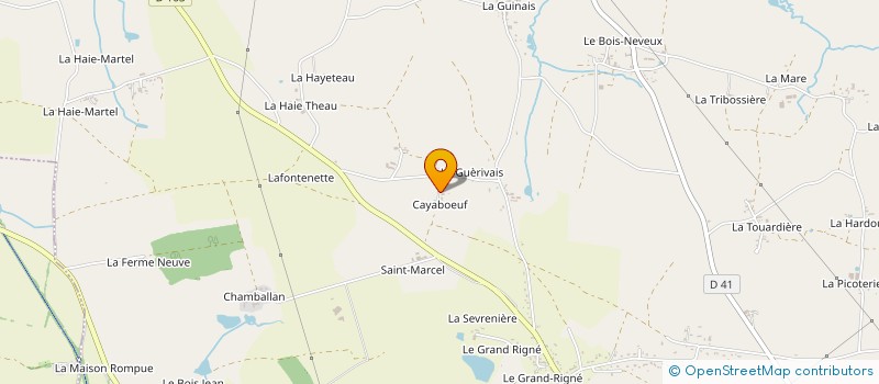 localisation de l'entreprise SCI BREGA  ROUGE