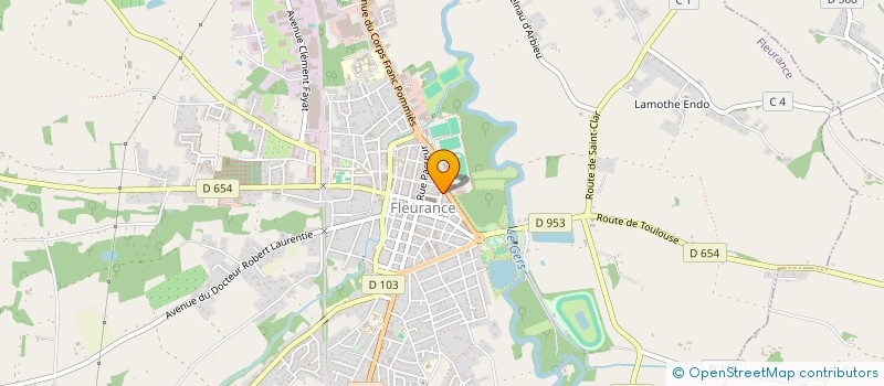 localisation de l'entreprise SCI BREGLER-MOUSSARON  FLEURANCE