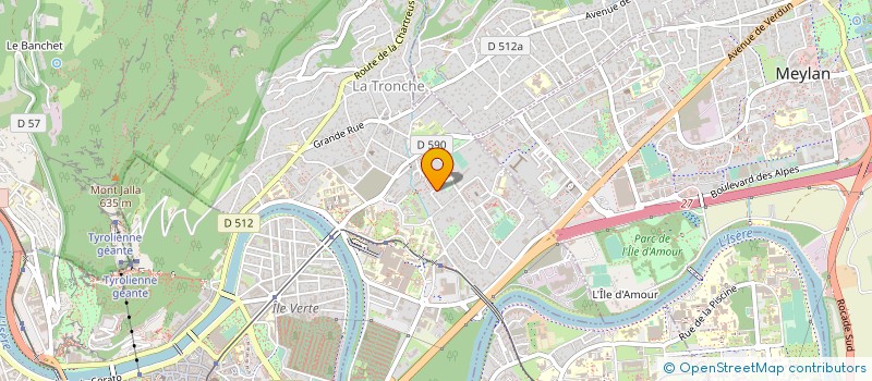 localisation de l'entreprise SCI BREGMA  LA TRONCHE