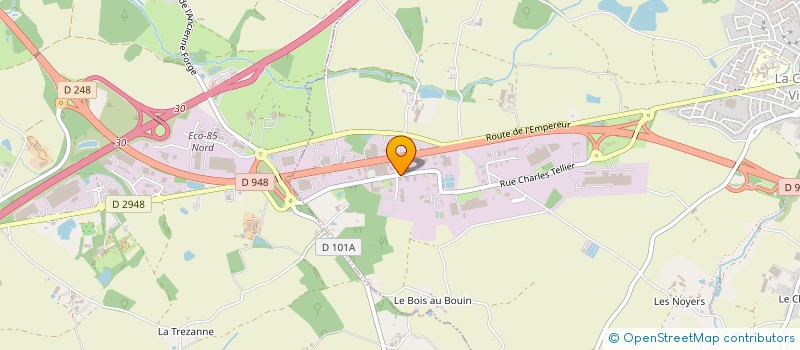 localisation de l'entreprise SCI BREGUE  LA CHAIZE-LE-VICOMTE