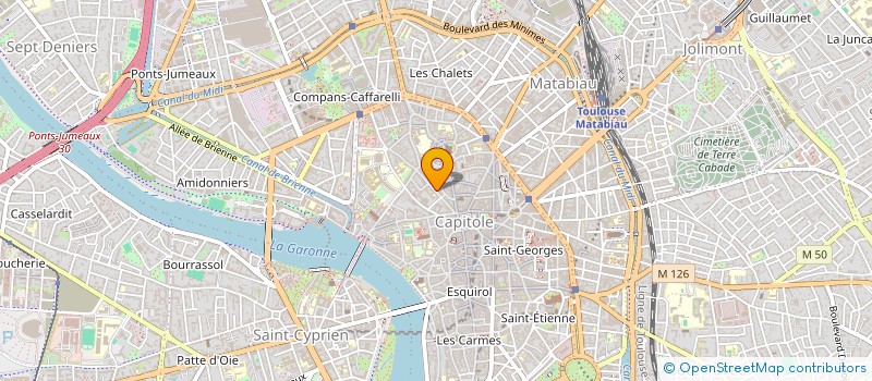 localisation de l'entreprise SCI BREGUET  TOULOUSE