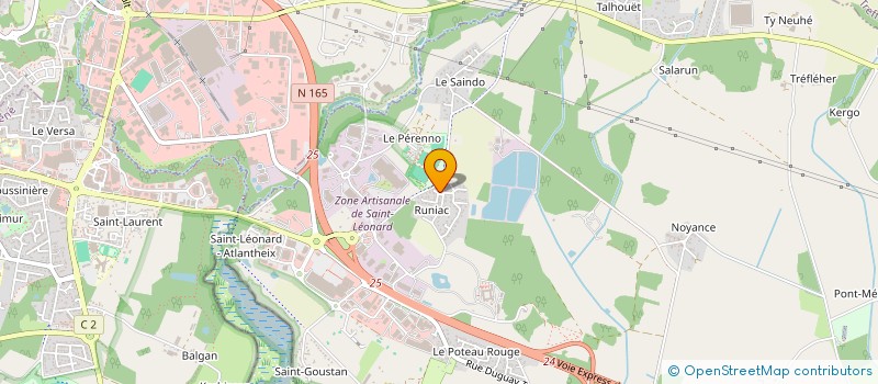 localisation de l'entreprise SCI BREGUEZ  THEIX-NOYALO