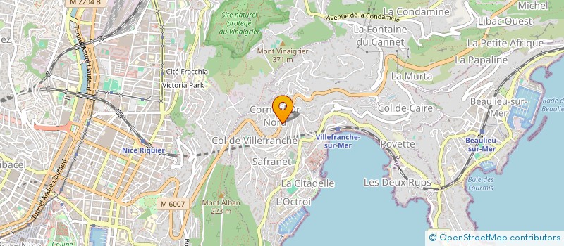 localisation de l'entreprise SCI BREGUS  VILLEFRANCHE-SUR-MER