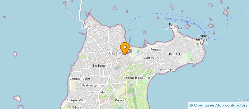 localisation de l'entreprise SCI BREGY  CARANTEC