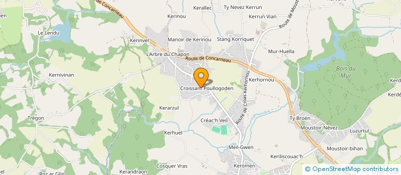 localisation de l'entreprise SCI BREHAT IMMOBILIER  SAINT-EVARZEC