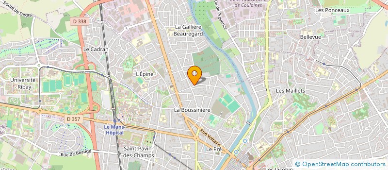 localisation de l'entreprise SCI BREHAT72  LE MANS