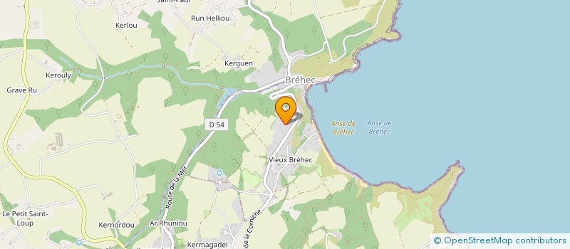 localisation de l'entreprise SCI BREHEC  PLOUHA