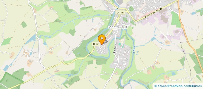 localisation de l'entreprise SCI BREHERET  MAUGES-SUR-LOIRE