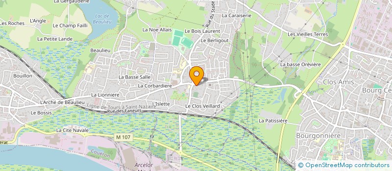 localisation de l'entreprise SCI BREHIER LE BORGNE à COUERON