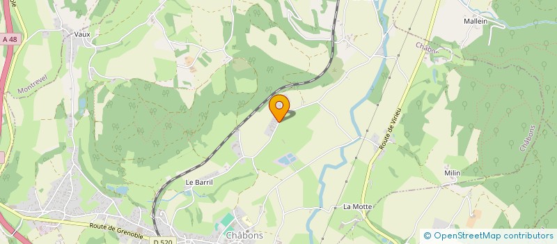 localisation de l'entreprise SCI BREILLER-LAVERDURE  CHABONS