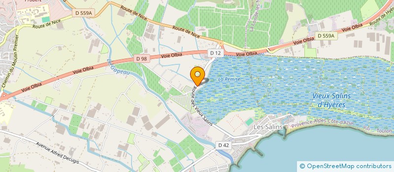 localisation de l'entreprise SCI BREIN-GUYOT à HYERES