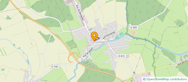 localisation de l'entreprise SCI BREITMATT  DRULINGEN