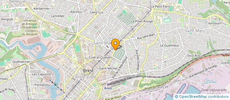 localisation de l'entreprise SCI BREIZ LILLE à BREST
