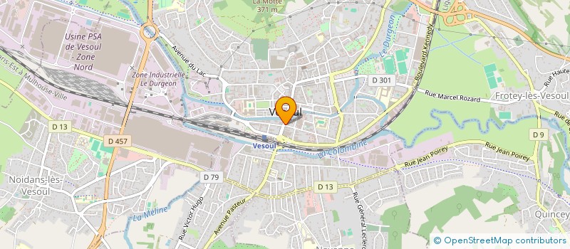 localisation de l'entreprise SCI BREIZH à VESOUL