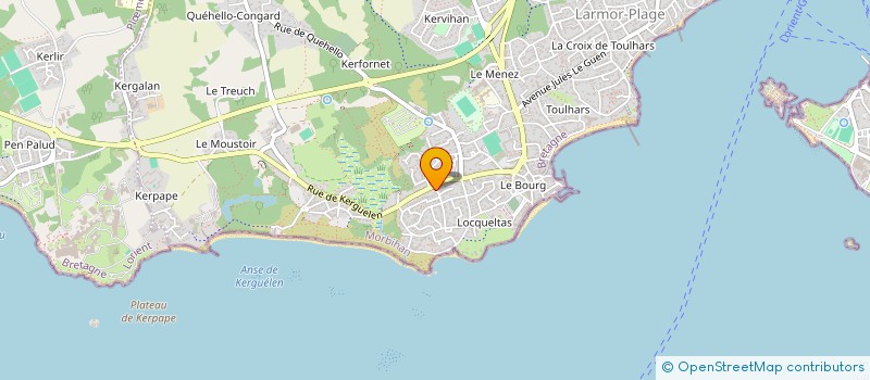 localisation de l'entreprise SCI BREIZH DELFLO  LARMOR-PLAGE