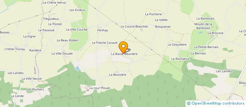 localisation de l'entreprise SCI BREIZH DG  PLENEE-JUGON