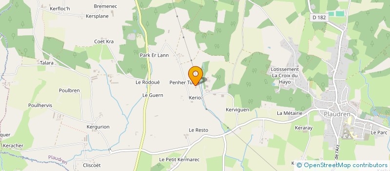 localisation de l'entreprise SCI BREIZH DYNASTIE  PLAUDREN