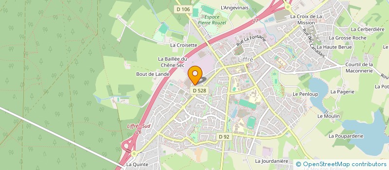 localisation de l'entreprise SCI BREIZH ESTATE II  LIFFRE