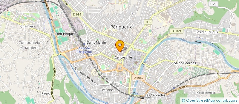 localisation de l'entreprise SCI BREIZH-EUSKADI à PERIGUEUX