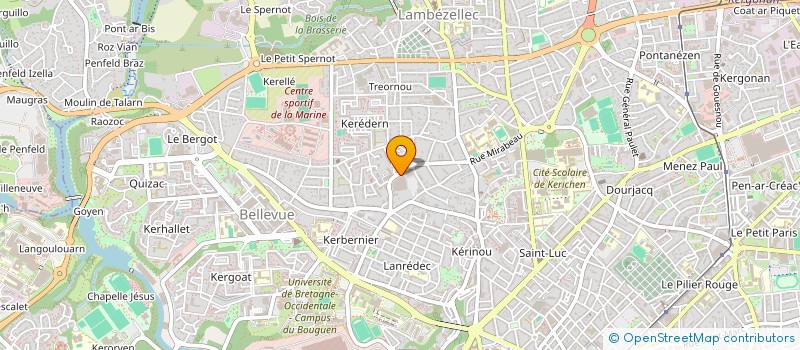 localisation de l'entreprise SCI BREIZH KEREDERN à BREST