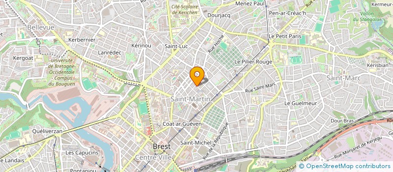 localisation de l'entreprise SCI BREIZH LOCATIONS  BREST