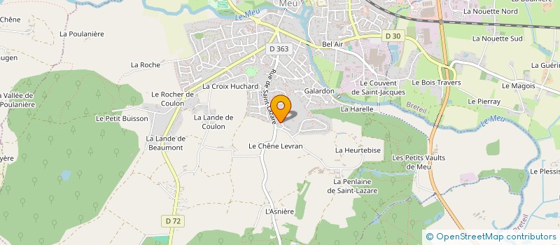 localisation de l'entreprise SCI BREIZH MAG'GICQ  MONTFORT-SUR-MEU