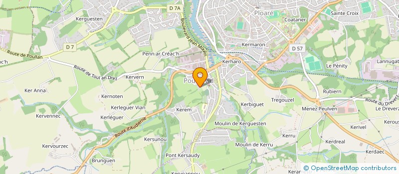 localisation de l'entreprise SCI BREIZH RIDER  DOUARNENEZ