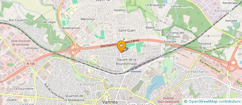 localisation de l'entreprise SCI BREIZH SUD  VANNES