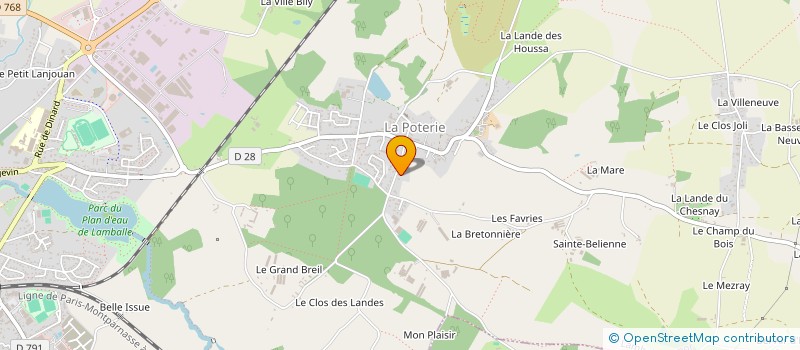 localisation de l'entreprise SCI BREIZHICA GB  LAMBALLE-ARMOR