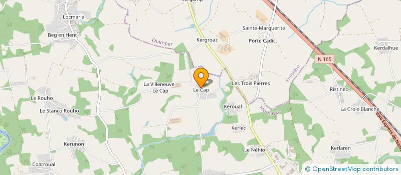 localisation de l'entreprise SCI BREIZHIL  GUIDEL