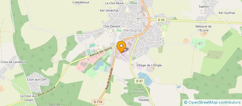 localisation de l'entreprise SCI BREIZHIMMO 44  ASSERAC