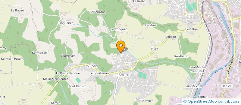 localisation de l'entreprise SCI BREIZHLOR  PONTIVY