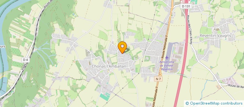 localisation de l'entreprise SCI BREIZHSTOCK  CHONAS-L'AMBALLAN