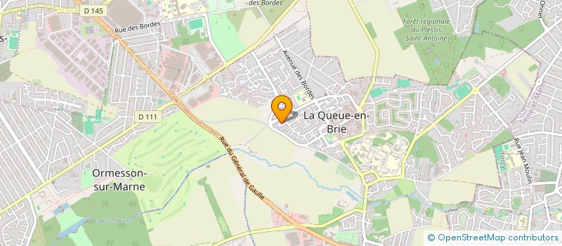 localisation de l'entreprise SCI BREKHA  LA QUEUE-EN-BRIE