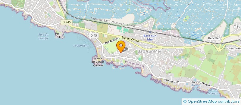 localisation de l'entreprise SCI BREL  BATZ-SUR-MER