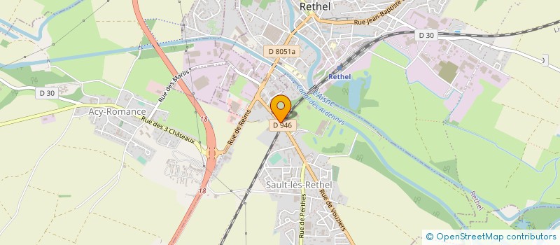 localisation de l'entreprise SCI BRELP  SAULT-LES-RETHEL