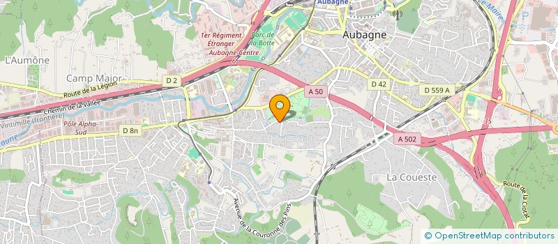 localisation de l'entreprise SCI BREM à AUBAGNE