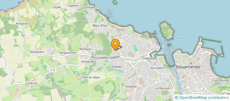 localisation de l'entreprise SCI BREMESQUER  DOUARNENEZ