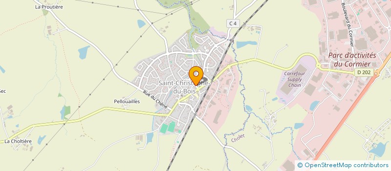 localisation de l'entreprise SCI BREMOND  SAINT-CHRISTOPHE-DU-BOIS