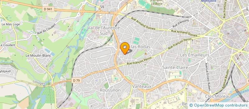 localisation de l'entreprise SCI BREMONTIER à LIMOGES